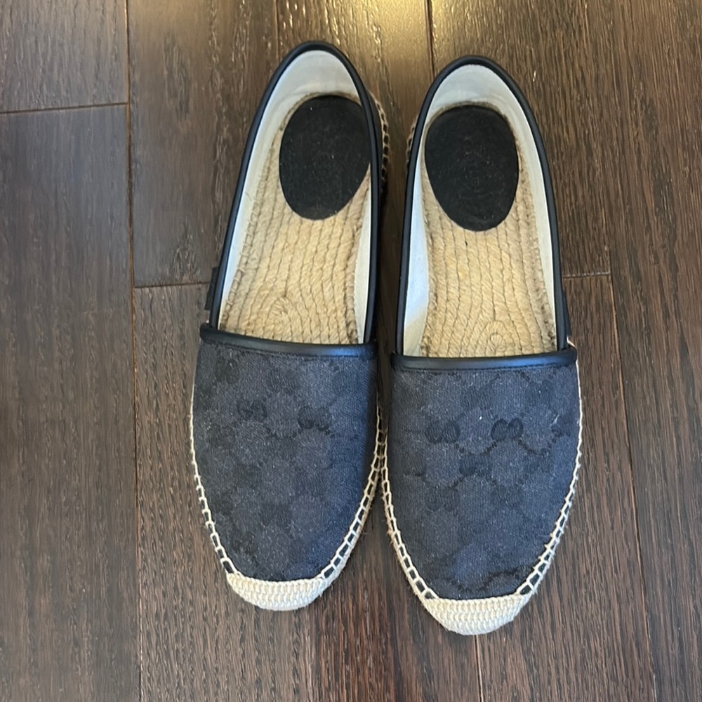 Gucci Black Espadrilles with Jute Soles - Picture 4 of 4